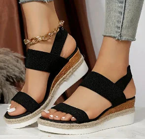 Affordable Women's Platform Sandals with Wedge Design (One Pair)