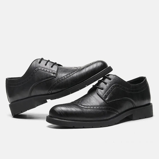 Large Soft Leather Dress Shoes for Business
