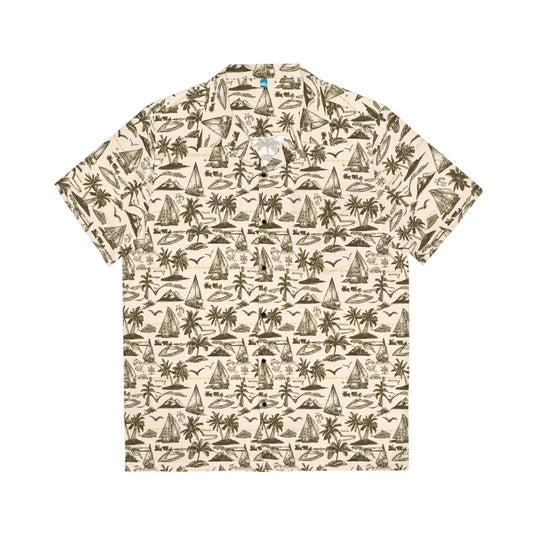 Chemise hawaïenne vintage pour homme