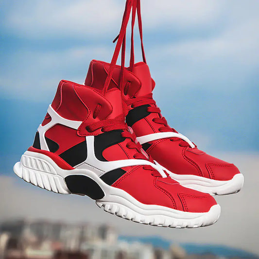 Baskets montantes pour homme - Style hip-hop décontracté