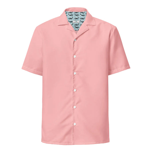 Chemise à boutons corail