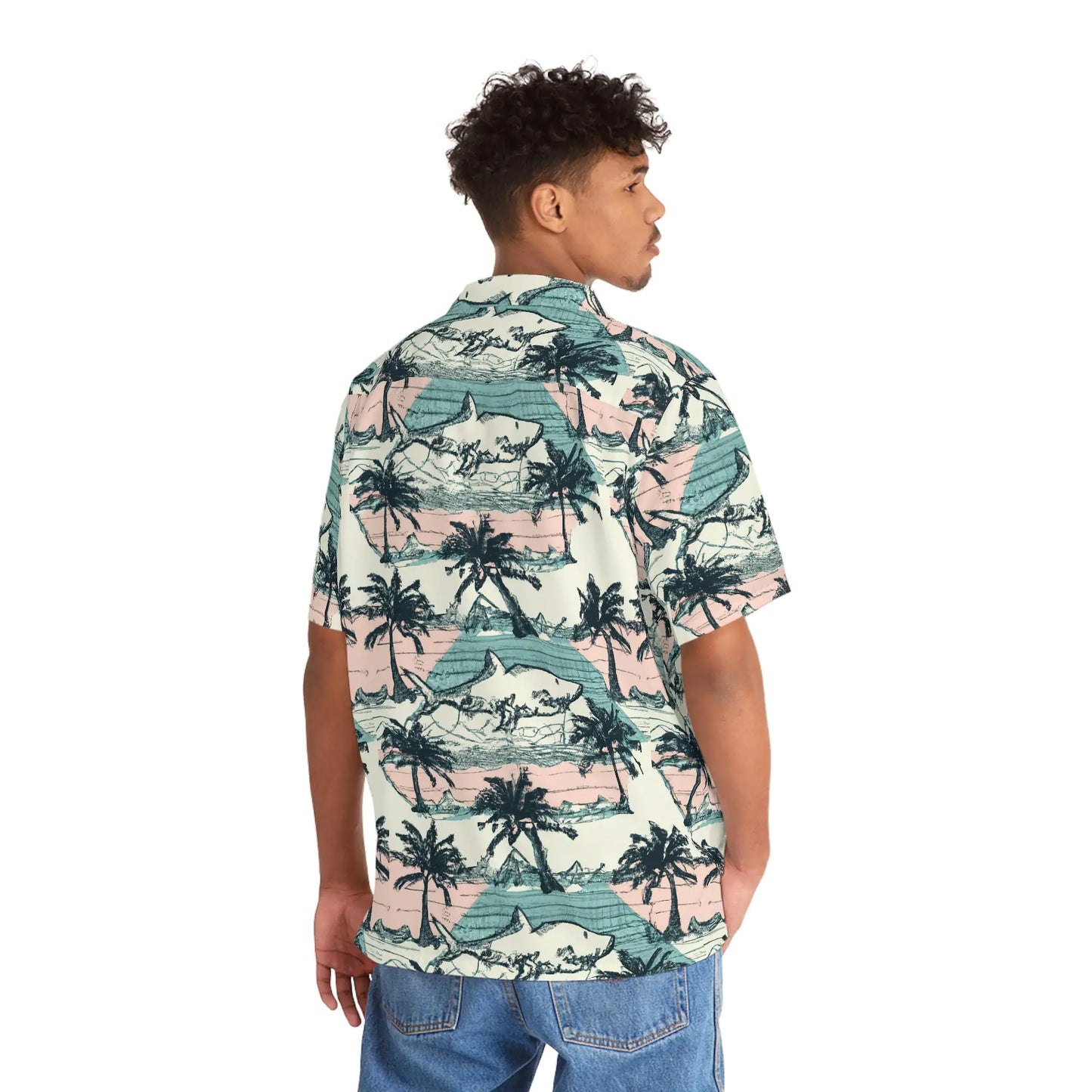 Chemise hawaïenne tropicale vintage pour homme