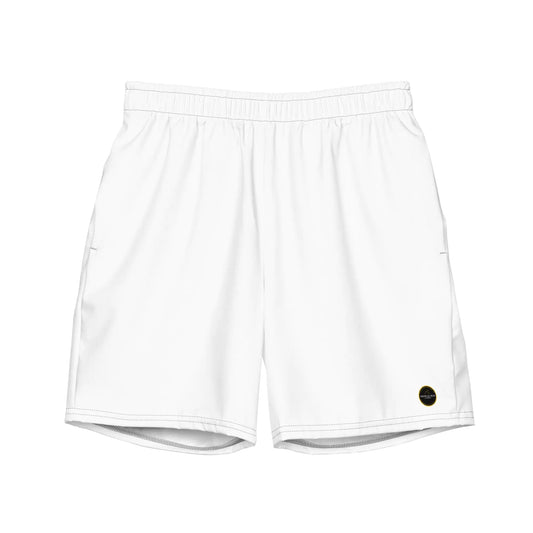 Short de bain écologique blanc pour homme