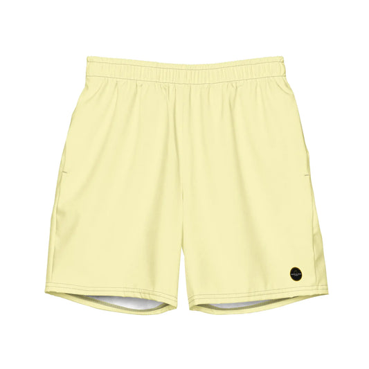 Short de bain écologique jaune pour homme