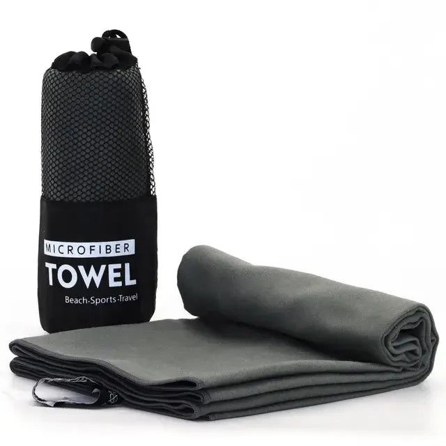 Quick Drying Absorbent Towels Dark Grey Extra Large(130x80cm)