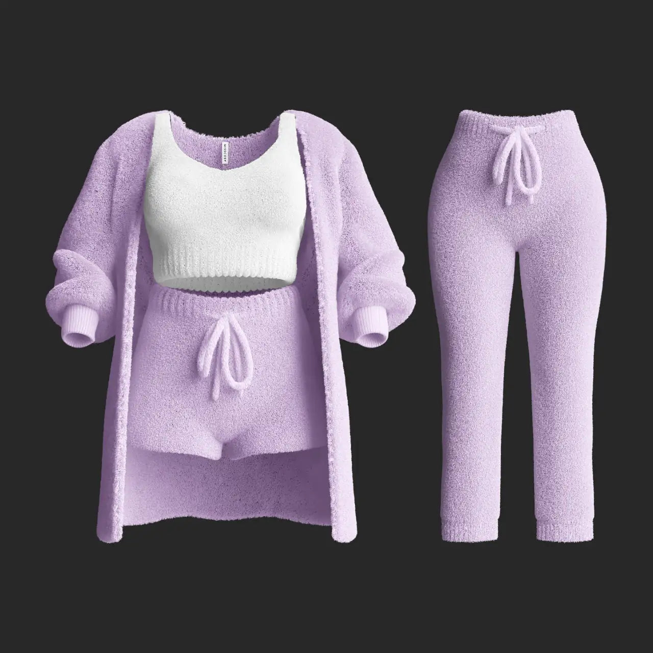 Women's Knit Set 4 Pieces53 2XL