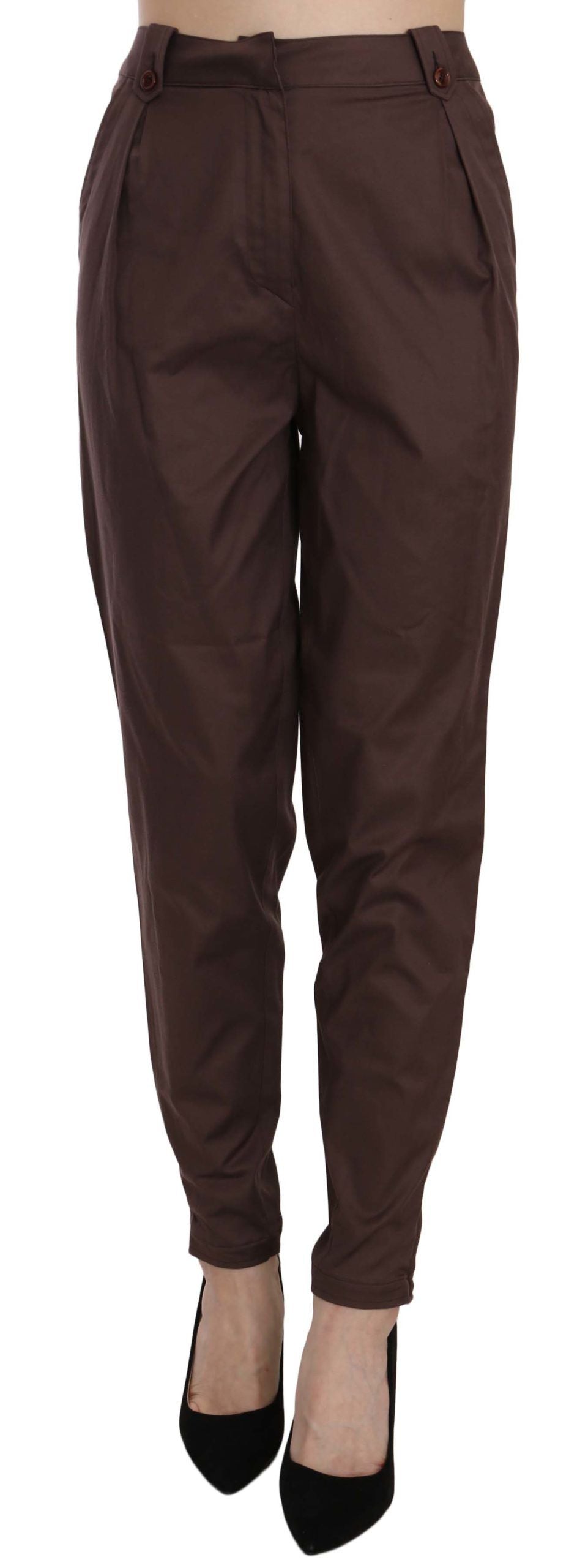 Just Cavalli High Waist Tapered Chic Formal Pants