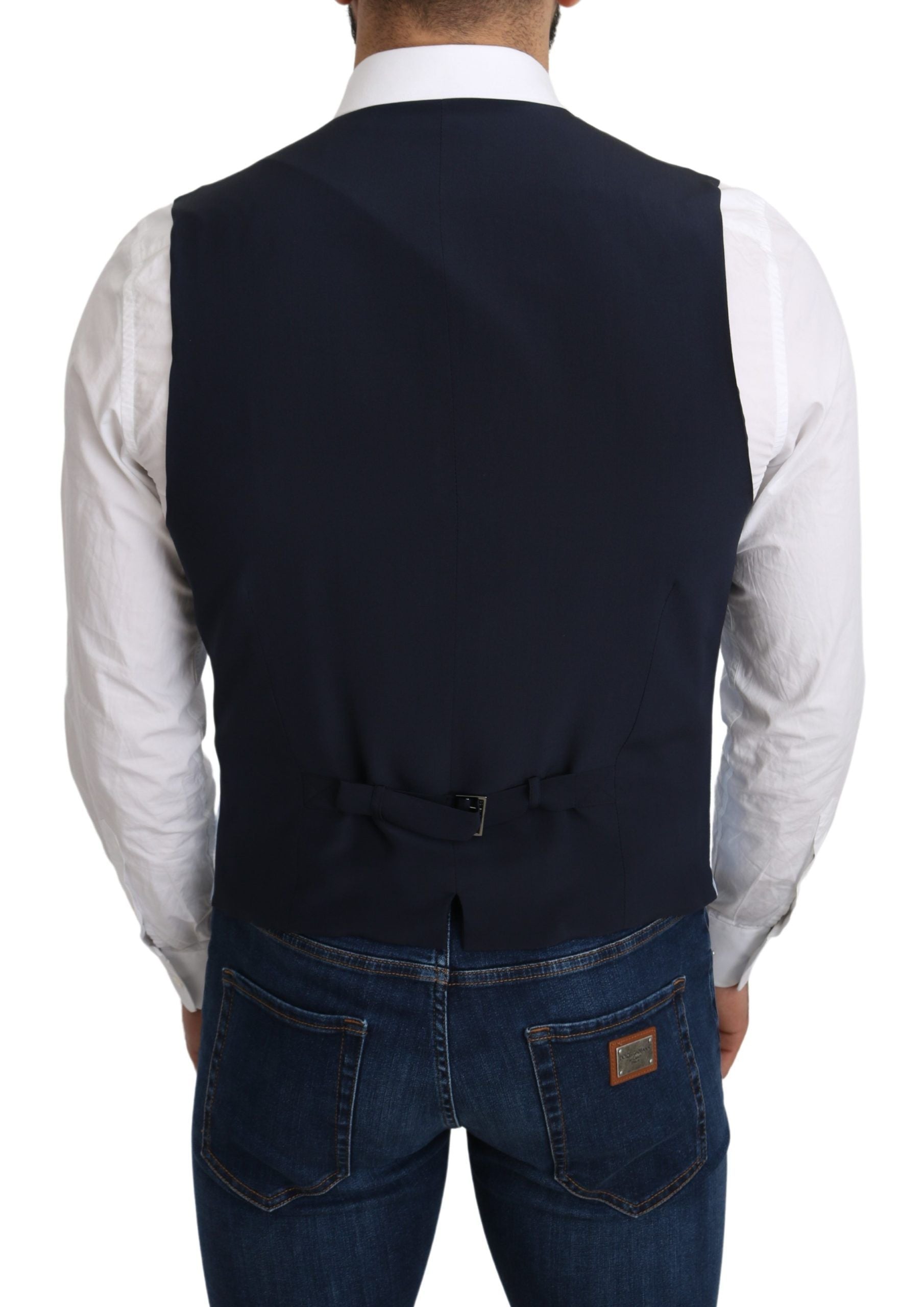 Dolce & Gabbana Elegant Azure Men's Formal Vest