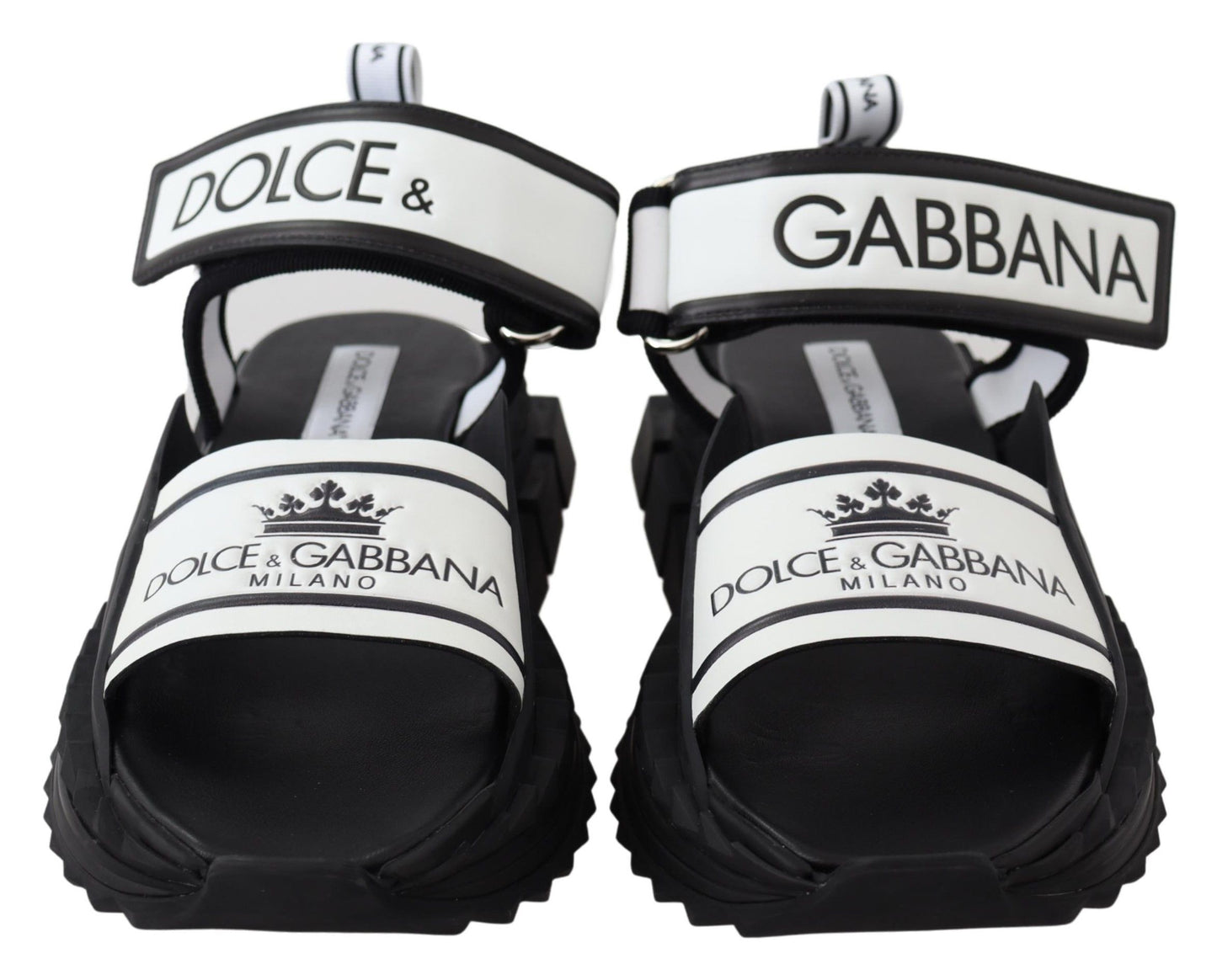 Dolce & Gabbana Super King Slider Sandals in Monochrome