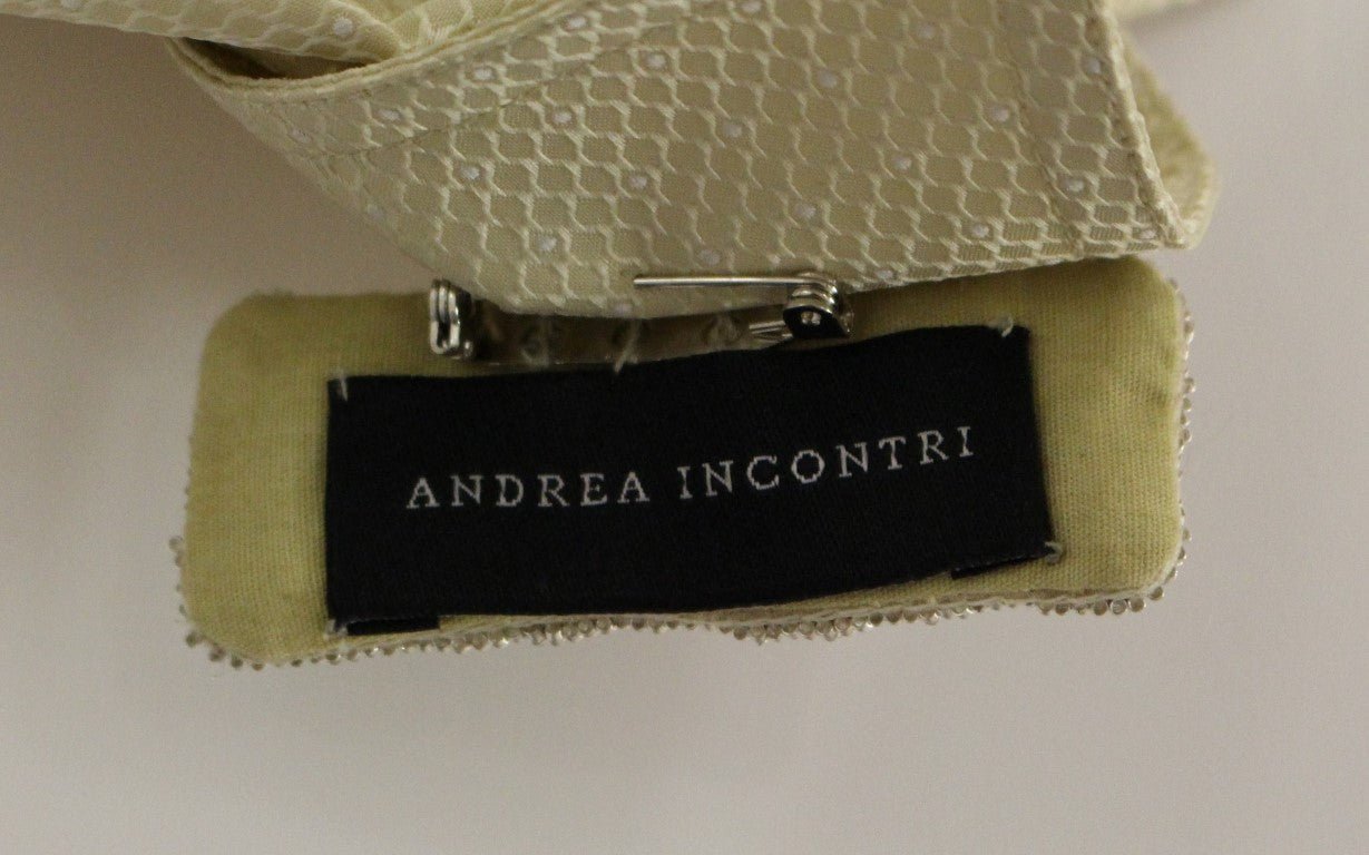 Andrea Incontri Elegant Beige Blouse Tank Top