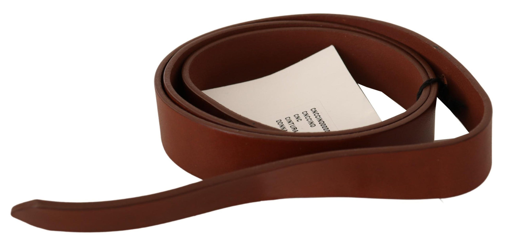 Costume National Elegant Brown Leather Fashion Belt