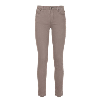 Imperfect Impeccable Gray Cotton Stretch Pants