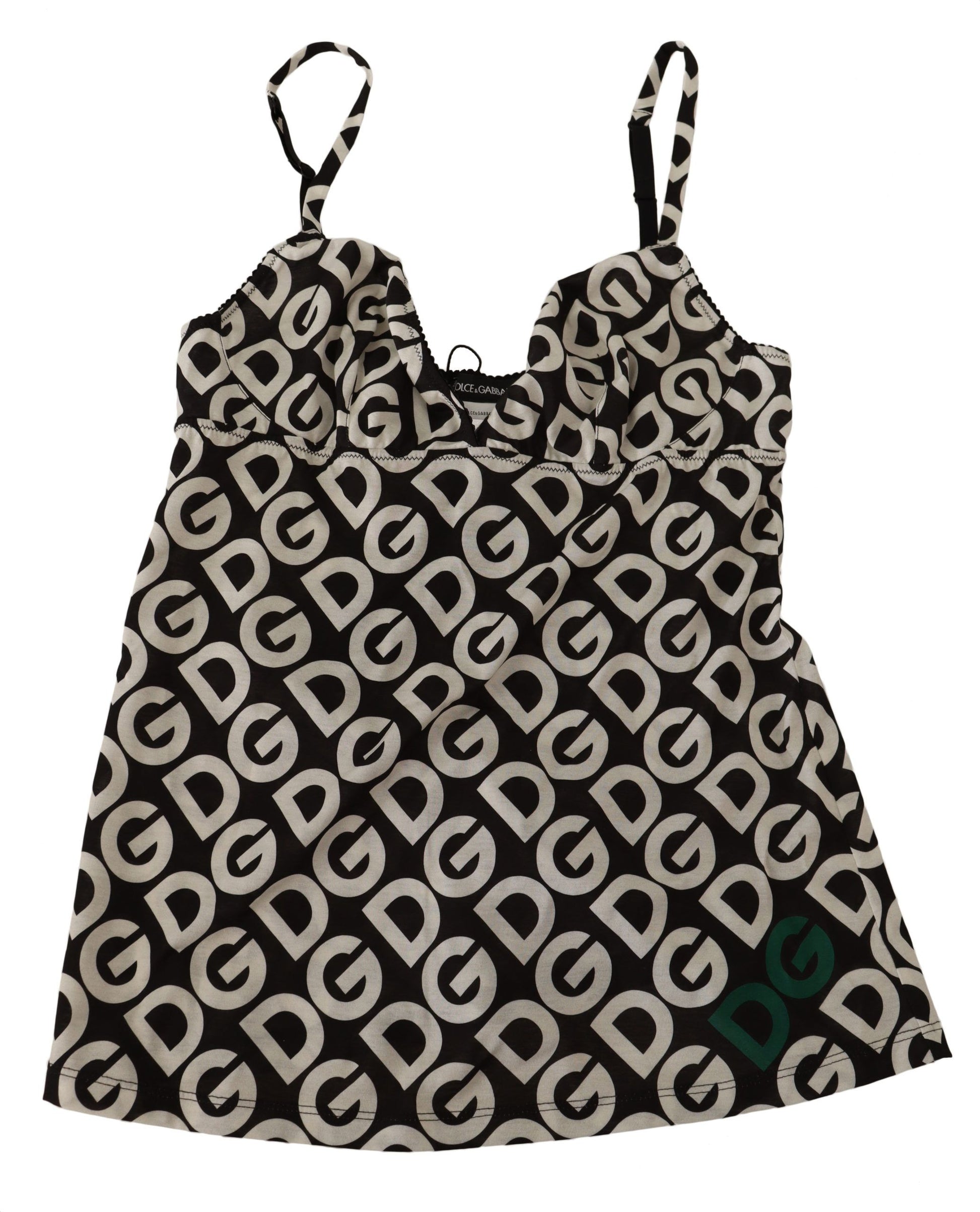 Dolce & Gabbana Chic Logo Print Camisole Tank Top