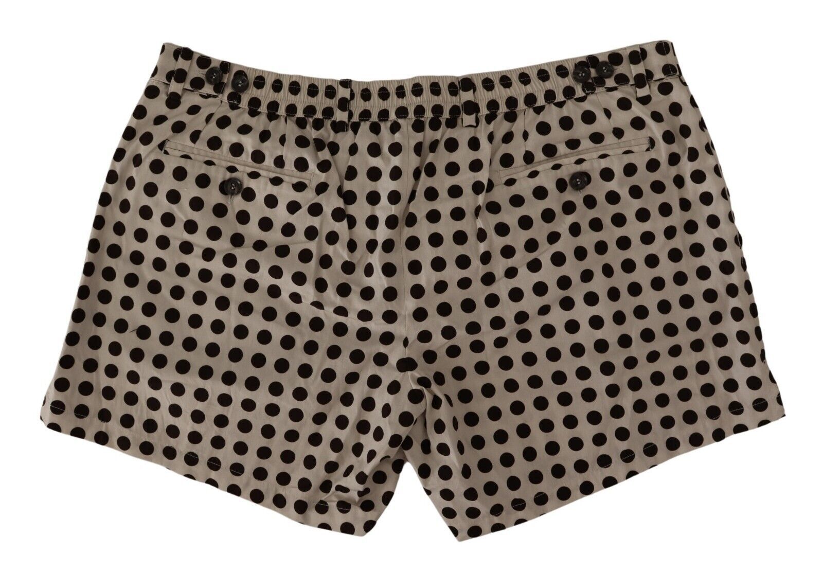 Dolce & Gabbana Elegant Polka Dot Cotton Shorts