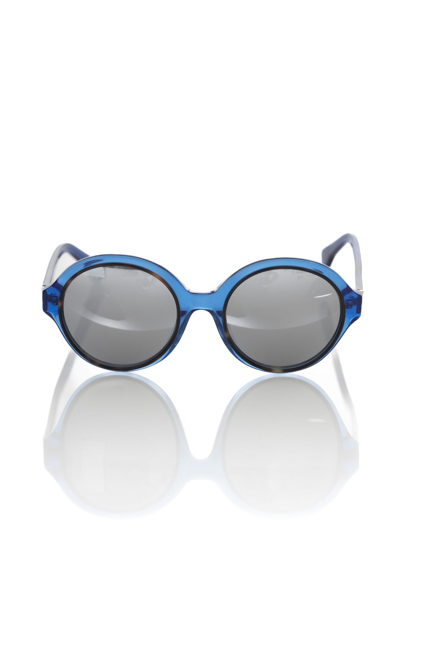 Frankie Morello Blue Acetate Women Sunglasses