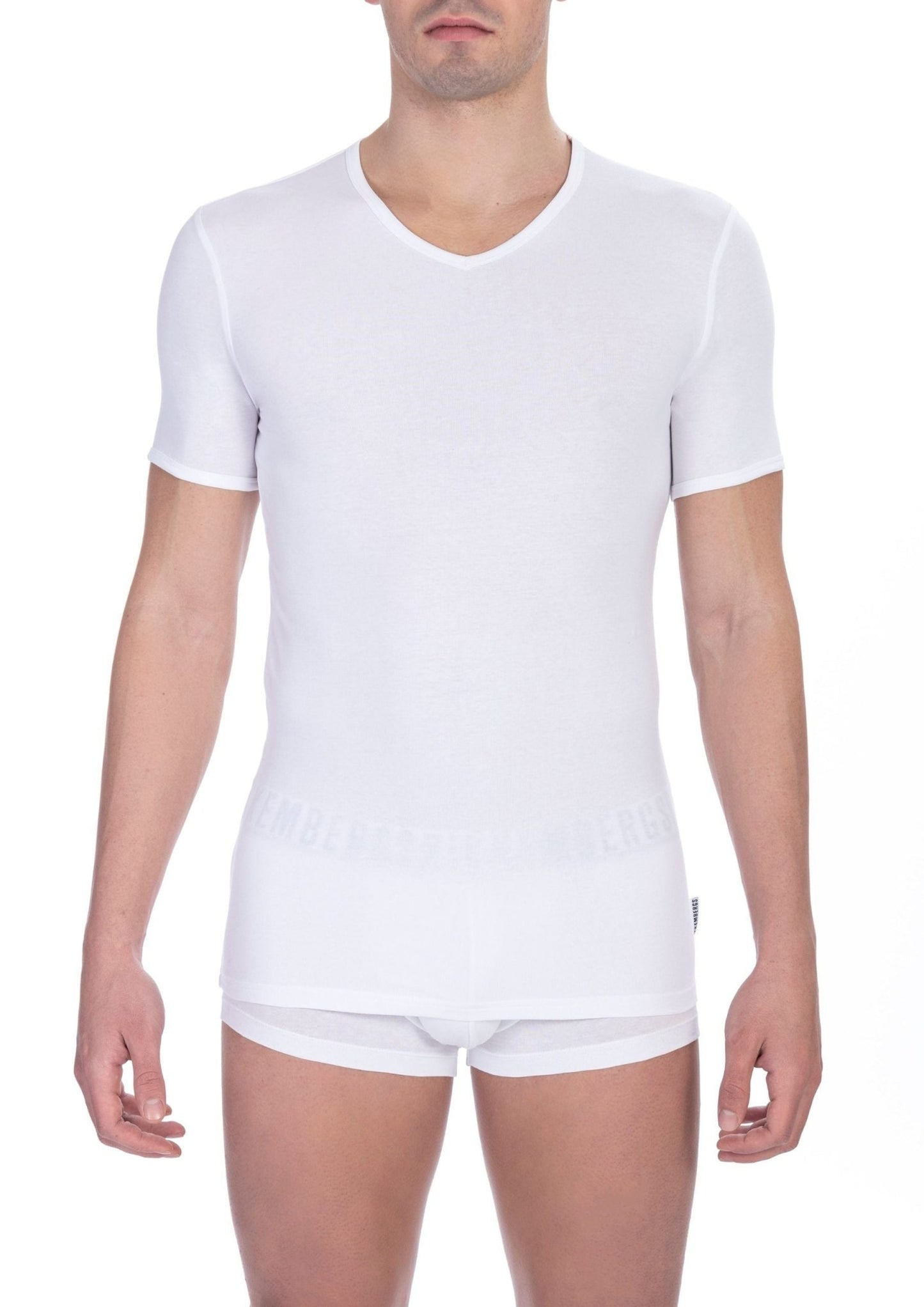 Bikkembergs White Cotton Men's T-Shirt