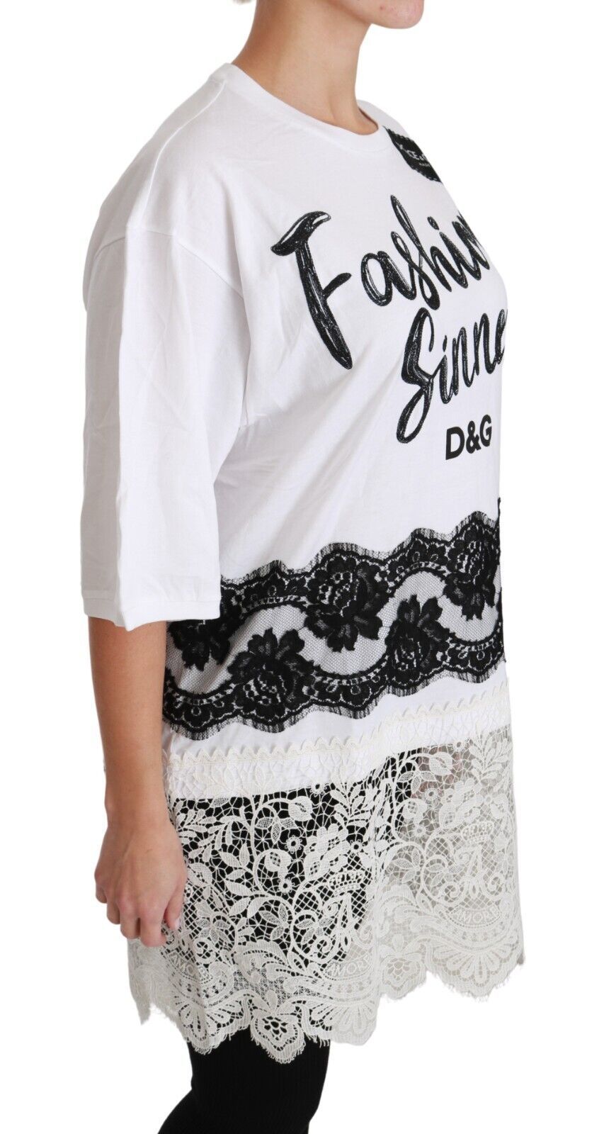 Dolce & Gabbana Chic DG Fashion Sinners Oversized Tee