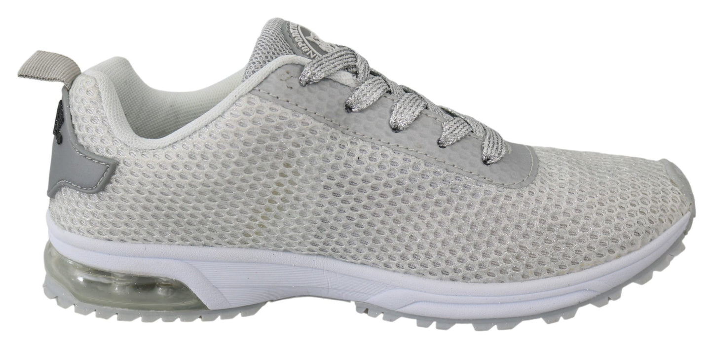 Plein Sport Glamorous Silver Gretel Sport Sneakers