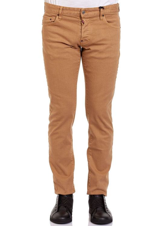 Dsquared² Sleek Brown Denim with Stretch