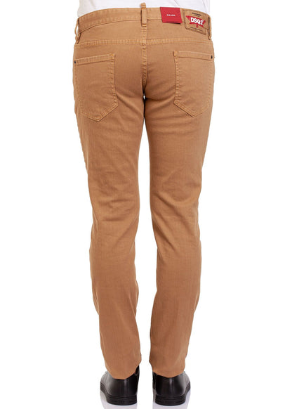 Dsquared² Sleek Brown Denim with Stretch