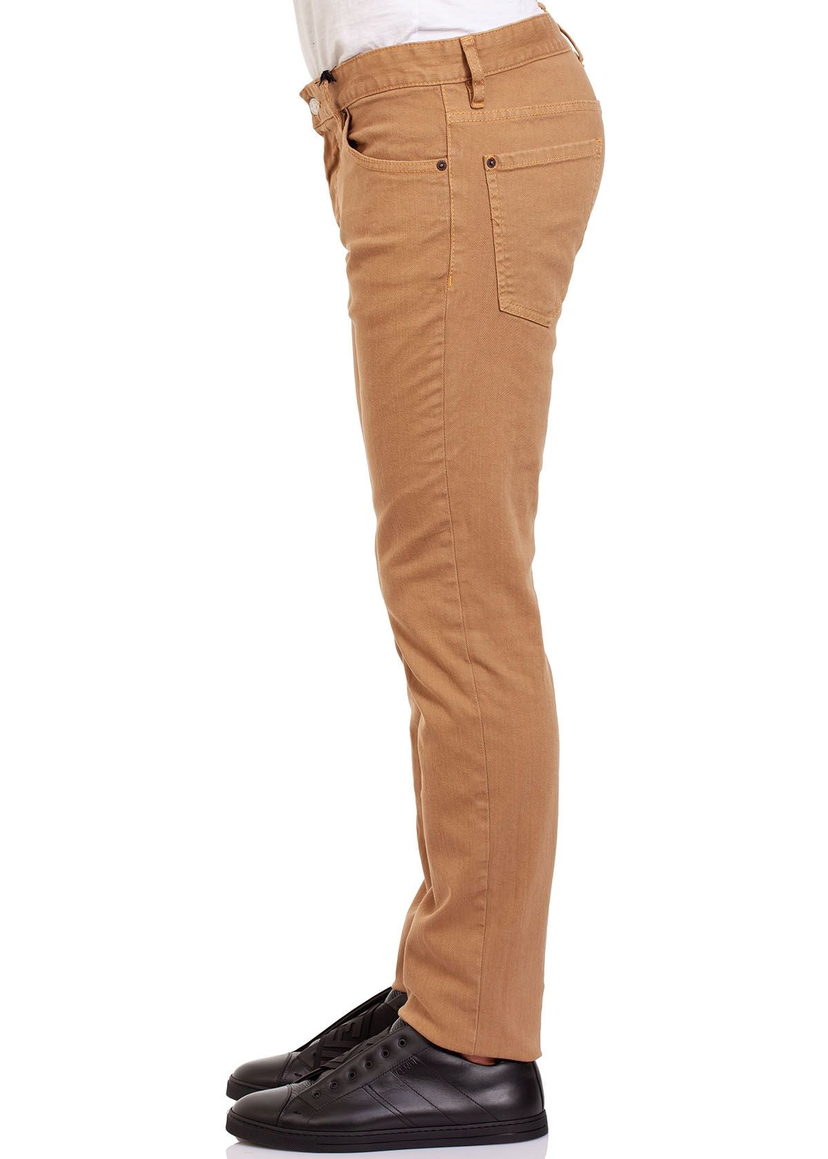 Dsquared² Sleek Brown Denim with Stretch