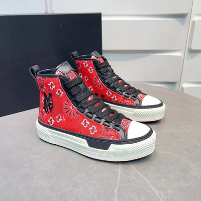 2023 Men's High-Top Star Canvas Sneakers (Thick Sole)