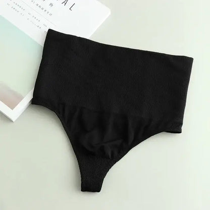 Seamless Thong Women Black XXXL