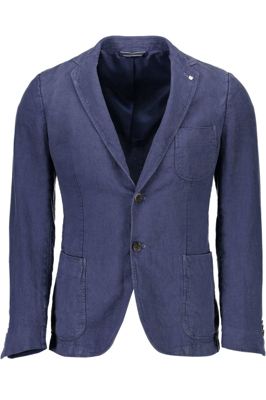 Gant Elegant Linen Classic Jacket - Serene Blue