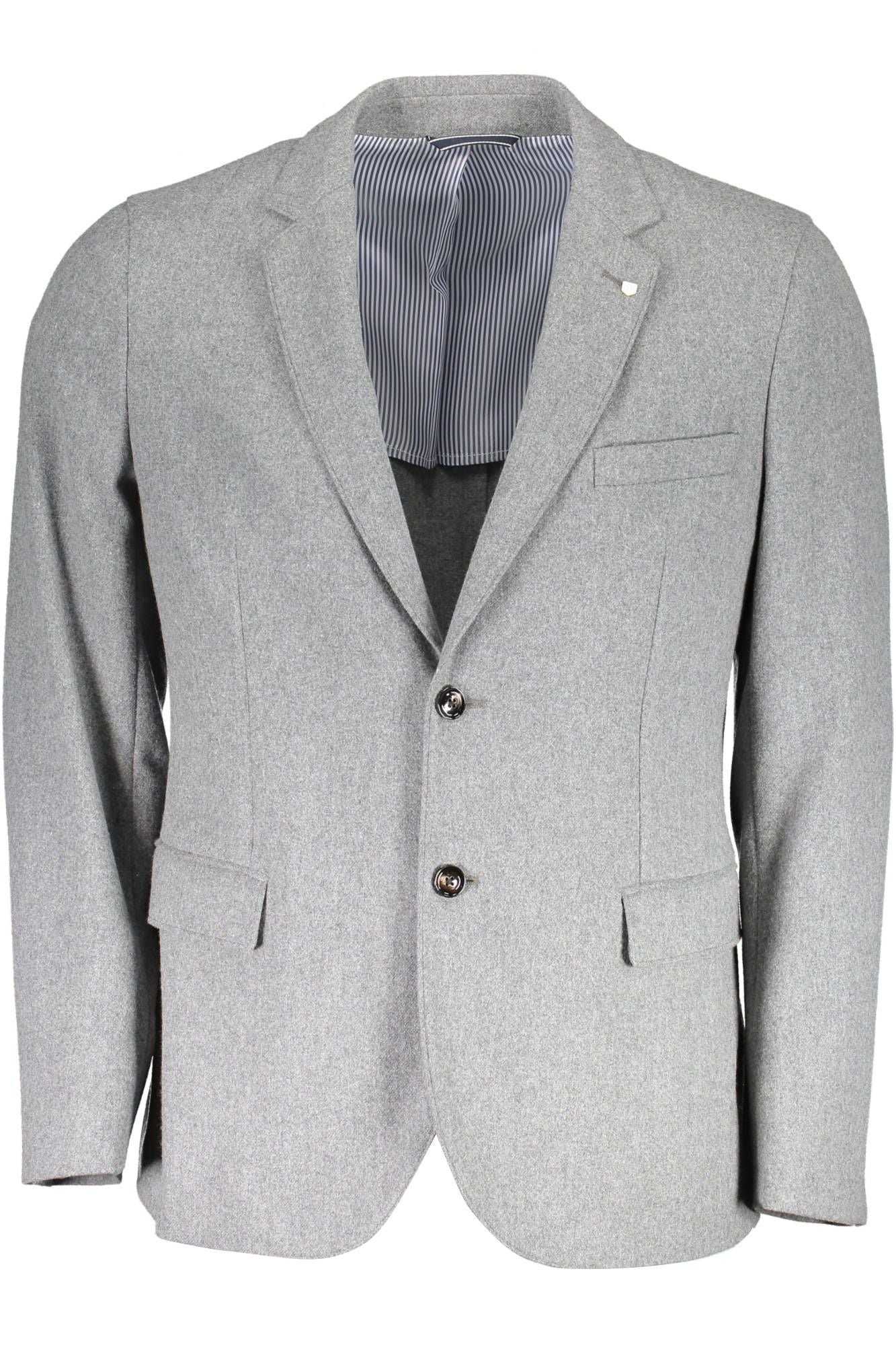 Gant Elegant Gray Wool Blend Jacket