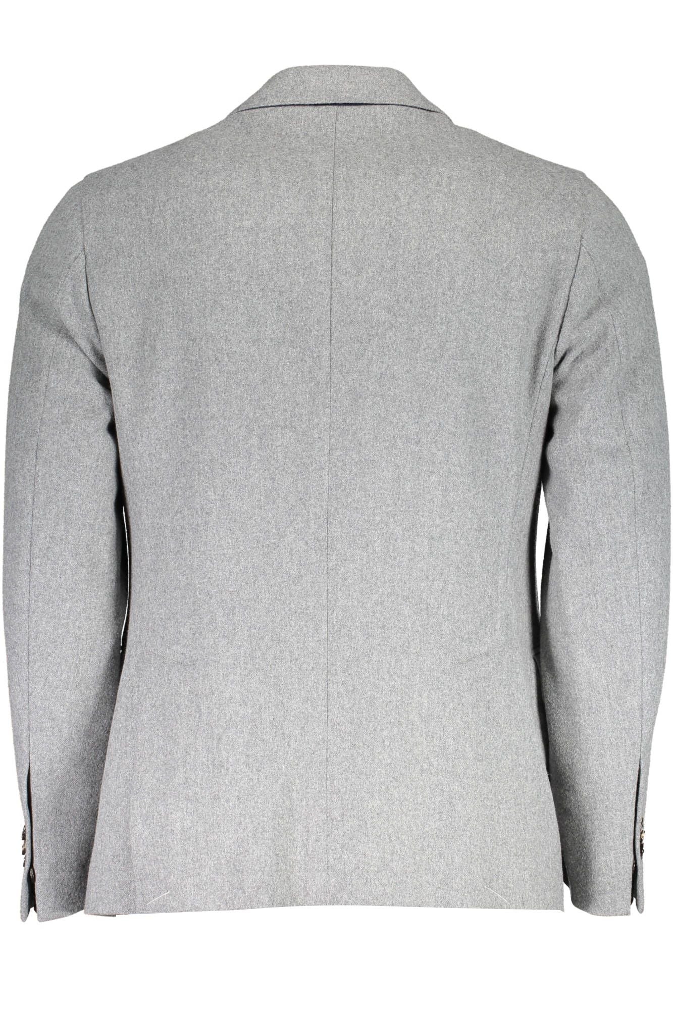 Gant Elegant Gray Wool Blend Jacket