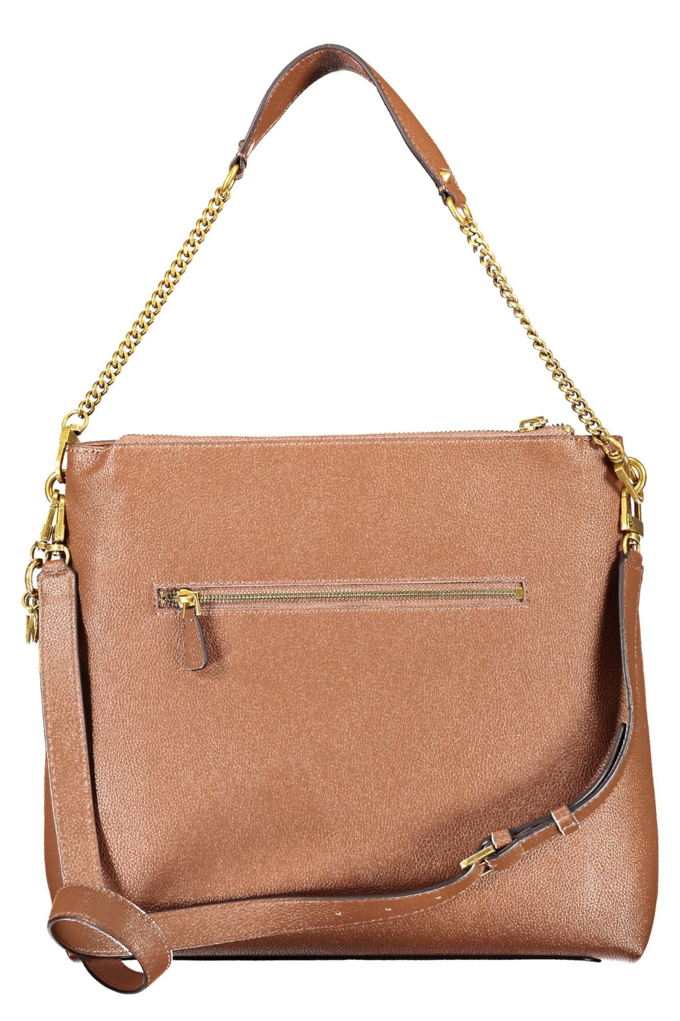 Guess Jeans Chic Brown Polyurethane Shoulder Bag