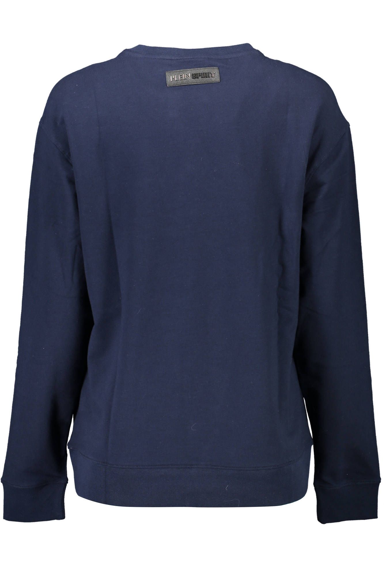 Plein Sport Sleek Blue Long-Sleeved Sweatshirt with Logo