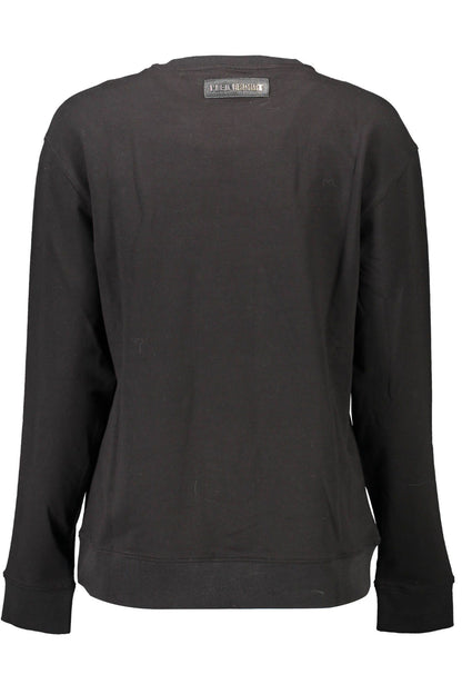 Plein Sport Sleek Long-Sleeve Sweatshirt with Logo Detail