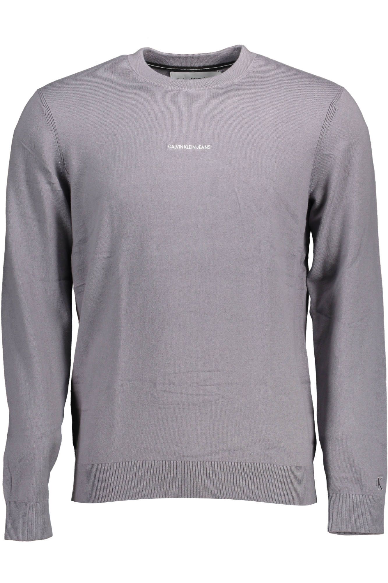 Calvin Klein Gray Cotton Men Sweater