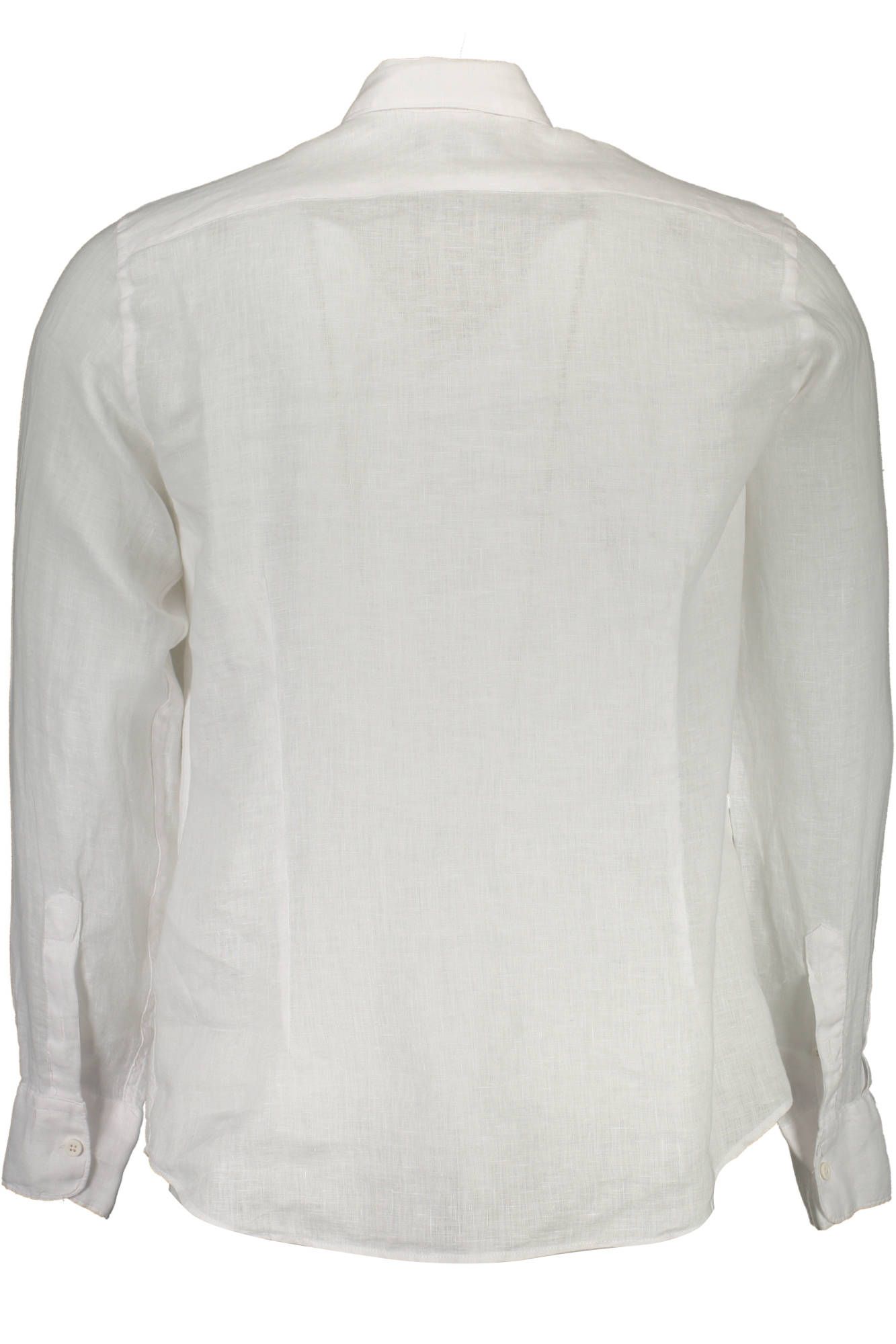 La Martina White Linen Men Shirt