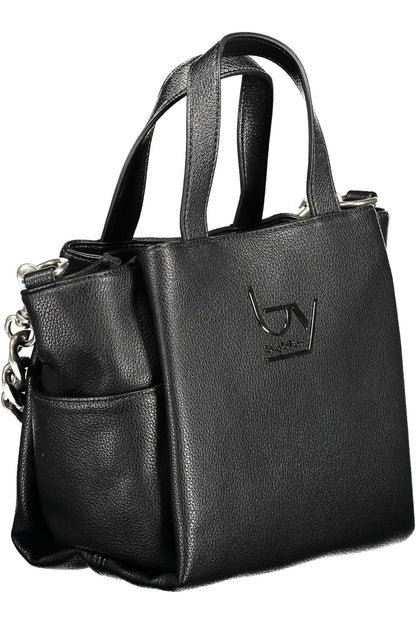 BYBLOS Sleek Black Multi-Pocket Handbag