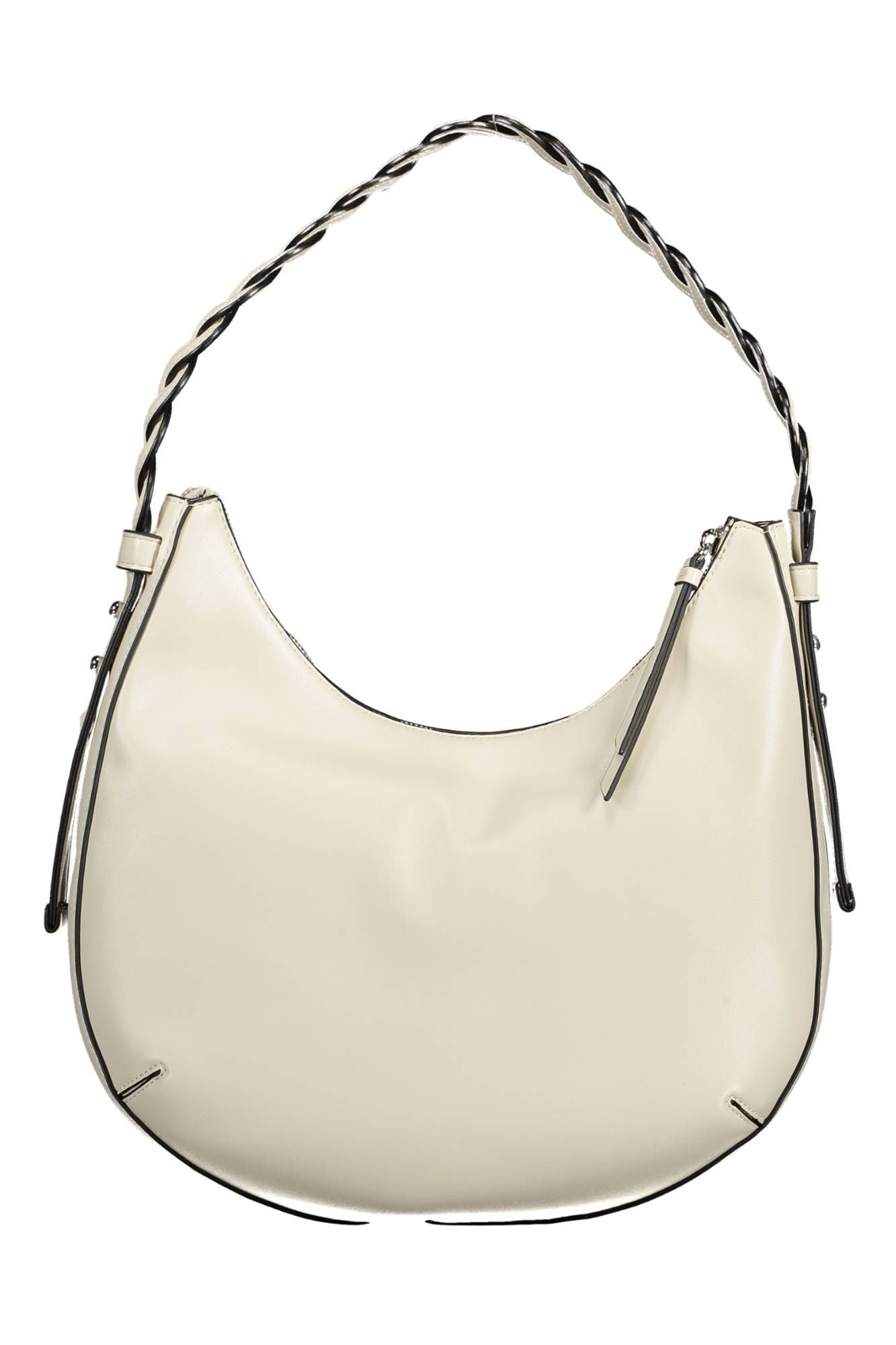 BYBLOS Chic Contrasting Detail White PVC Handbag