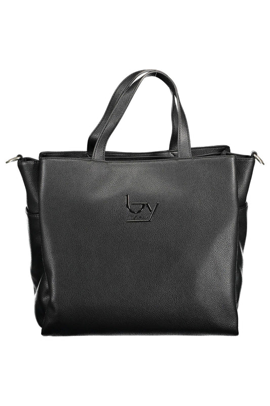 BYBLOS Chic Black Multi-Pocket Handbag