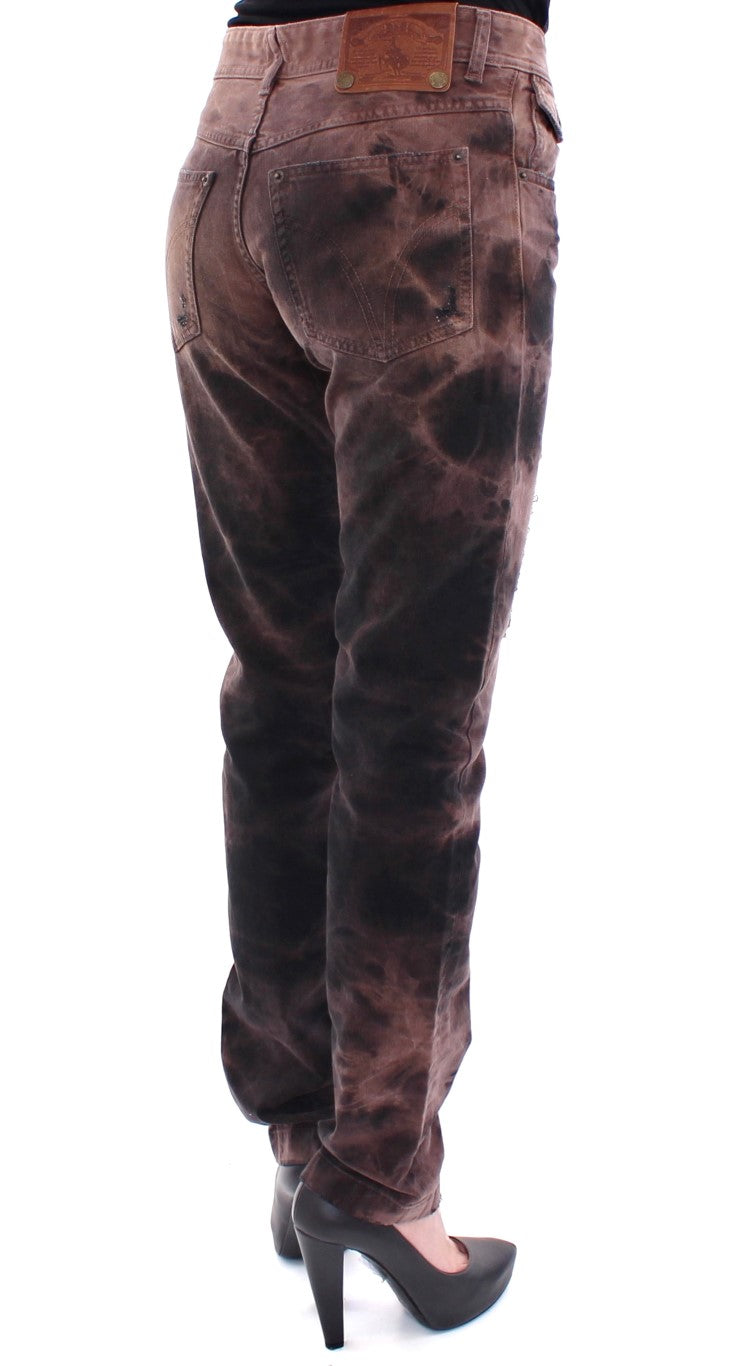 Dolce & Gabbana Elegant Brown Cotton Trousers