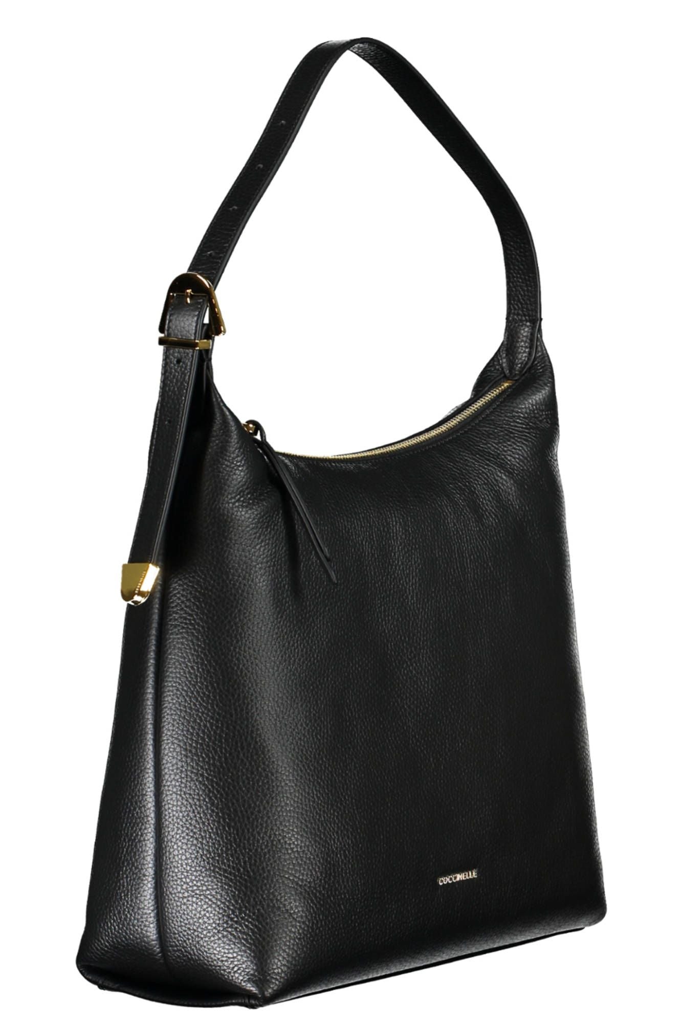 Coccinelle Elegant Black Leather Shoulder Bag