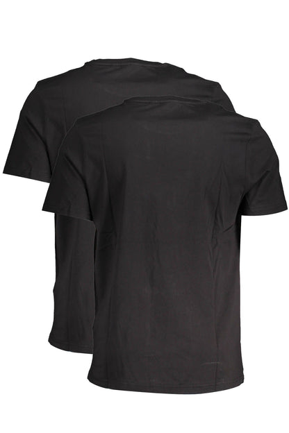 Fila Black Cotton Men TShirt