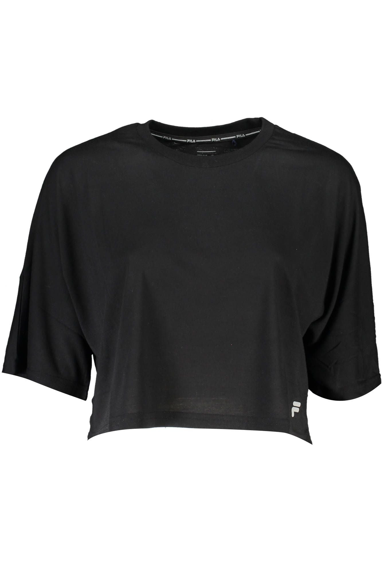 Fila Black Polyester Women T-Shirt