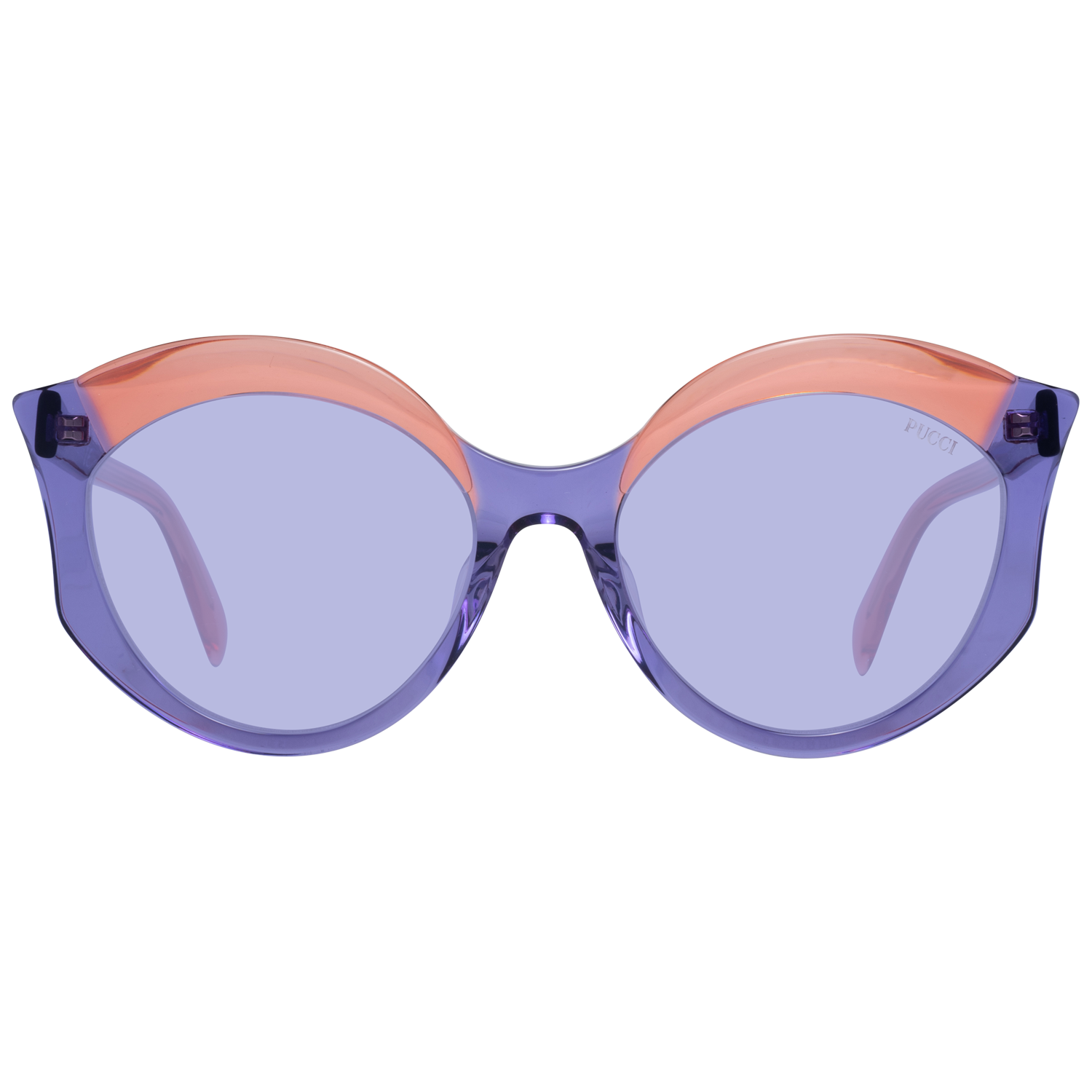 Emilio Pucci Elegant Purple Butterfly Sunglasses