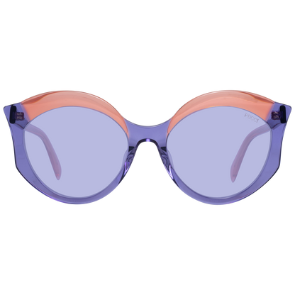 Emilio Pucci Elegant Purple Butterfly Sunglasses