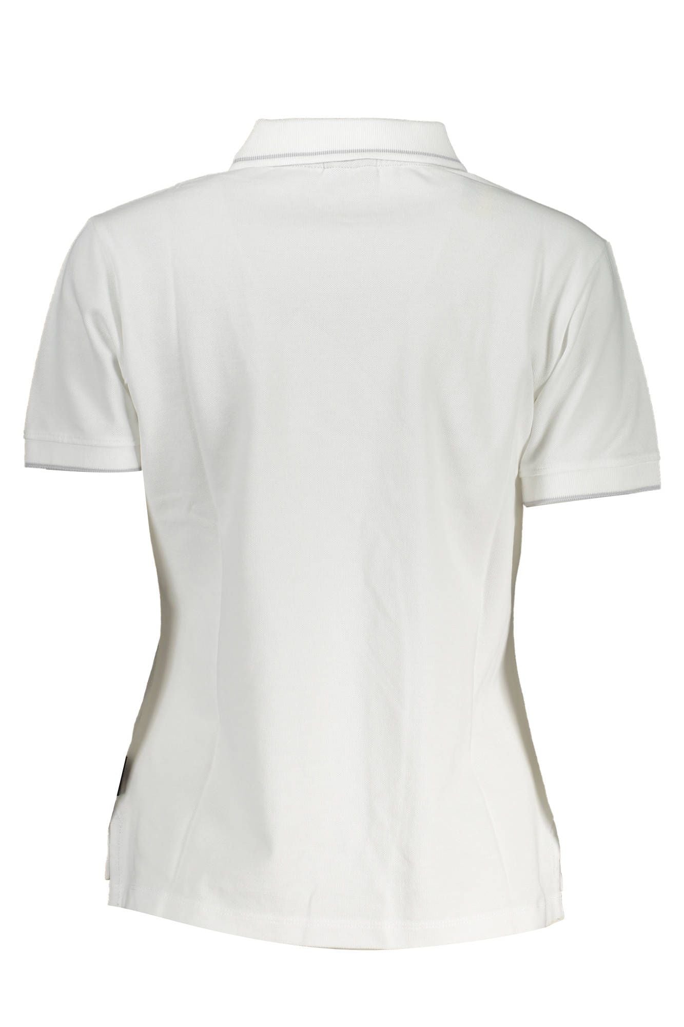 Napapijri Chic Contrasting Detail White Polo