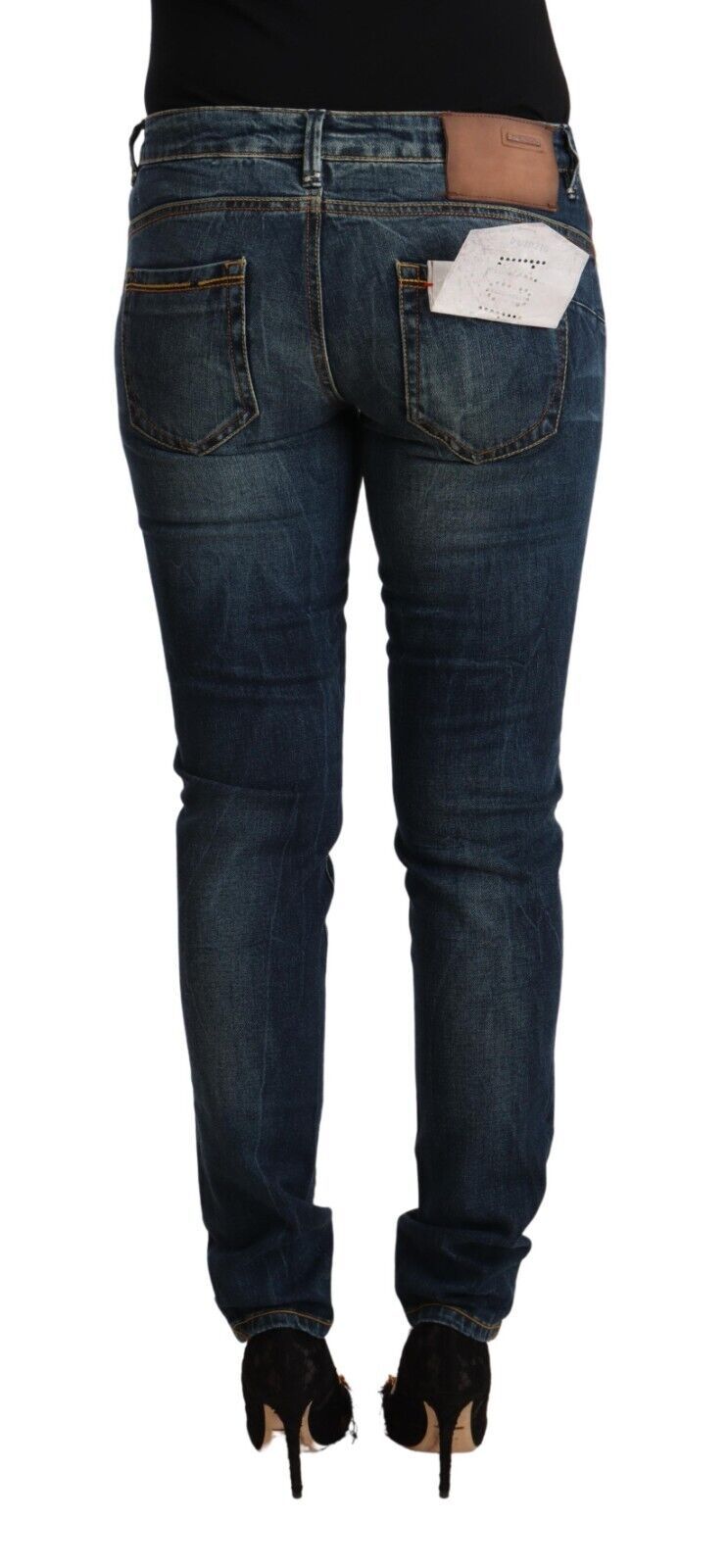 Acht Elegant Slim Fit Low Waist Denim Jeans