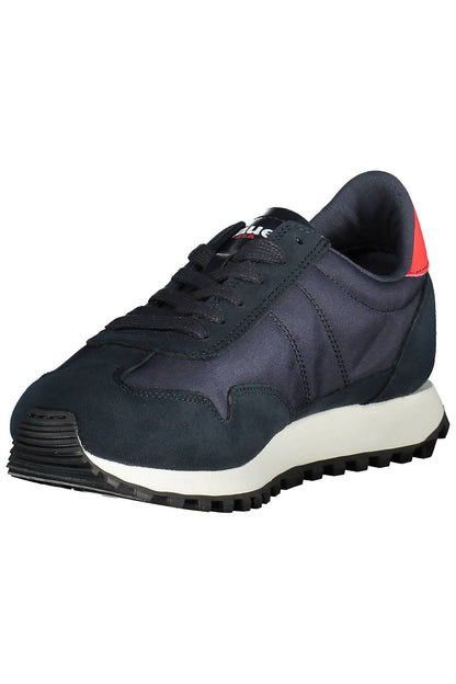 Blauer Sleek Blue Sports Sneakers with Contrasting Accents