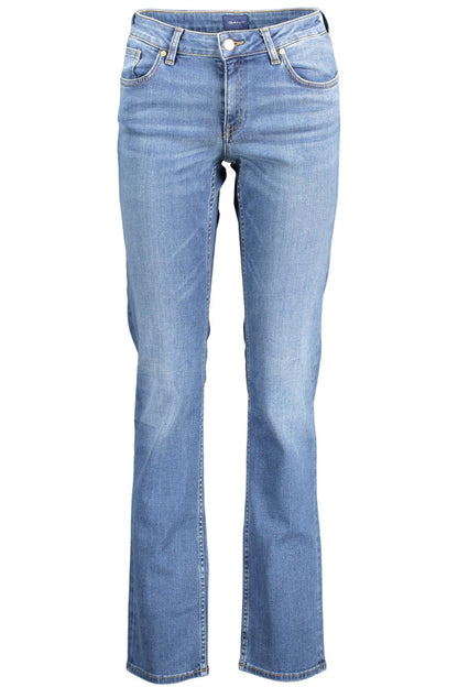 Gant Chic Slim-Fit Faded Blue Jeans