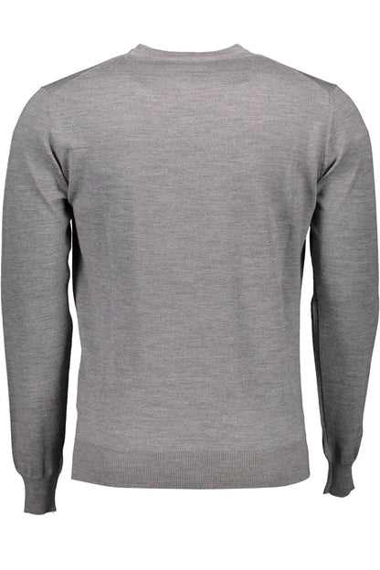 Harmont & Blaine Elegant Gray Wool Sweater for Men