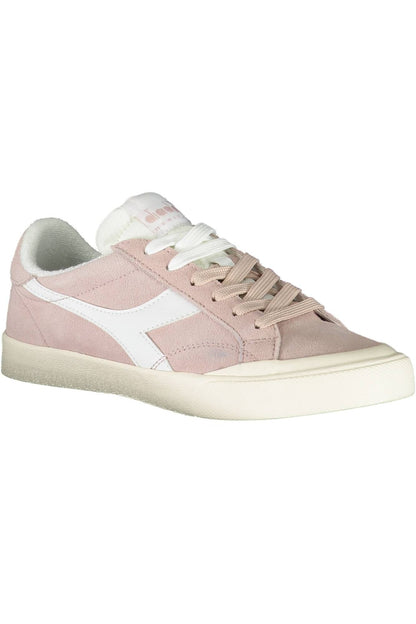 Diadora Pink Leather Women Sneaker